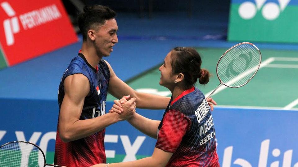 Ronald Alexander/Melati Daeva Oktaviani sukses melaju ke babak final Indonesian Master 2016.